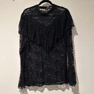 Black Lace Top